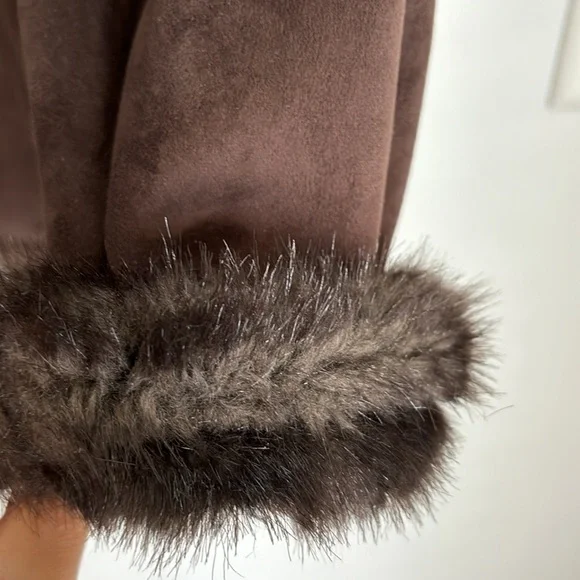 Liz Claiborne faux fur trim jacket size S - Picture 4 of 8